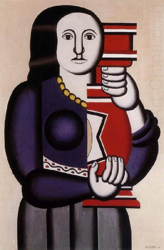 The fem hold the bottle, Fernard Leger